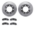 Dynamic Friction Co 7502-40517, Rotors-Drilled and Slotted-Silver with 5000 Advanced Brake Pads, Zinc Coated 7502-40517